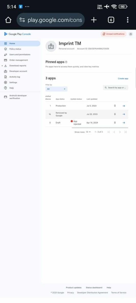 Google Play Console 2023