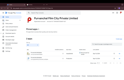 Google Play Console 2020