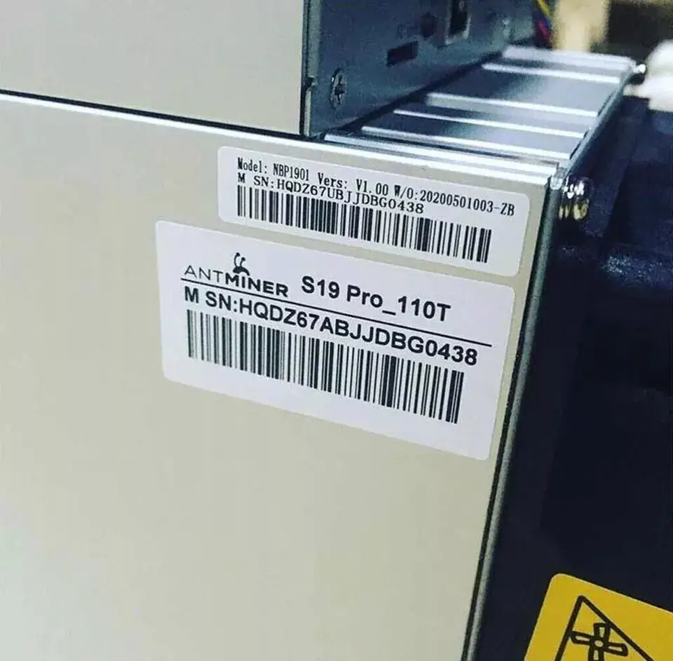Antminer S19 PRO 110T 3250w ASIC Mining Machine Bitmain Miner
